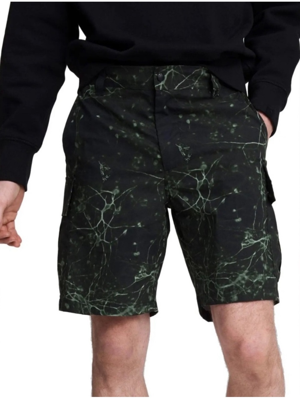 Rag & Bone ArkAir Commando Water Resistant Cargo Shorts Green Men’s Sz 29